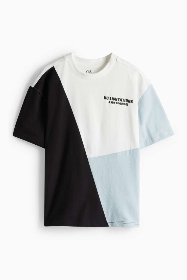 Enfants garçons - T-shirt - blanc / noir