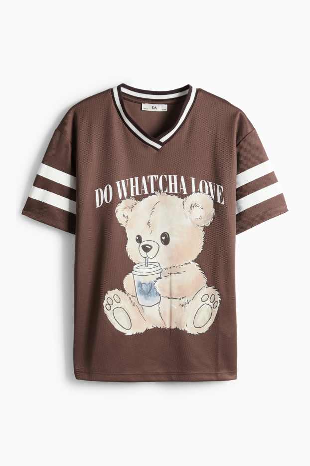Enfants filles - Teddy bear - T-shirt - marron foncé