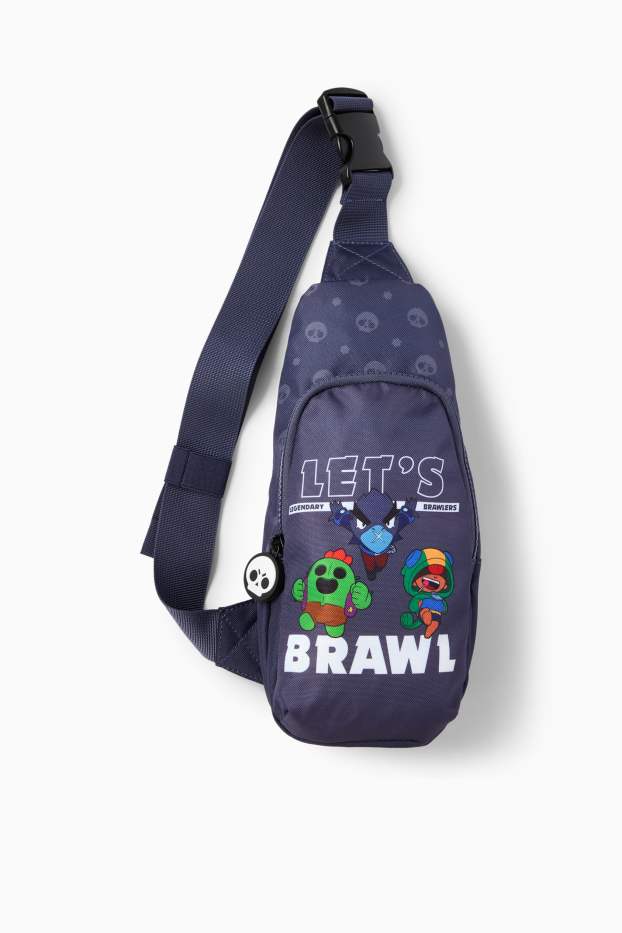 Bambini - Brawl Stars - borsa a tracolla - blu scuro