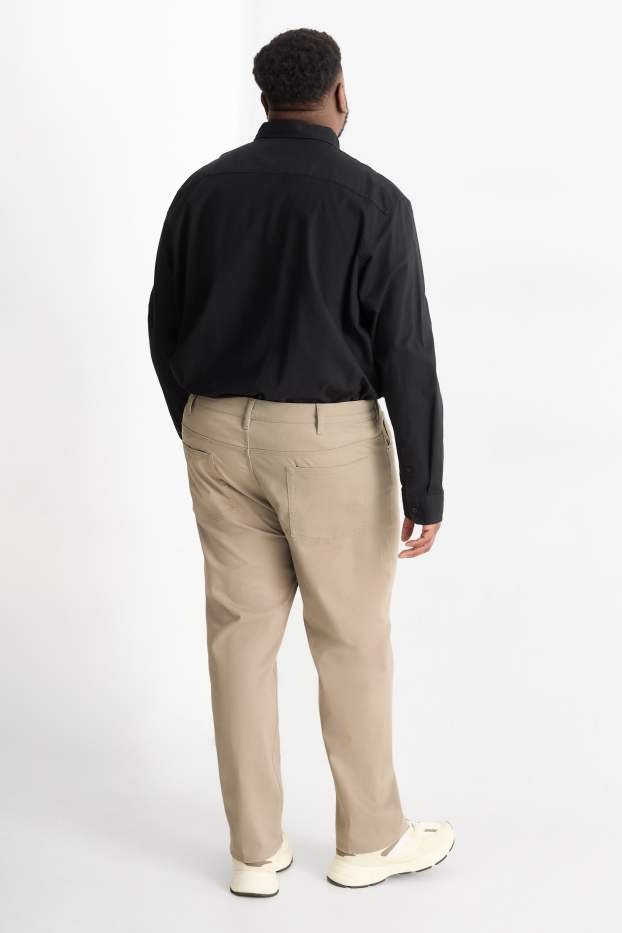 Uomo - Pantaloni - regular fit - tortora