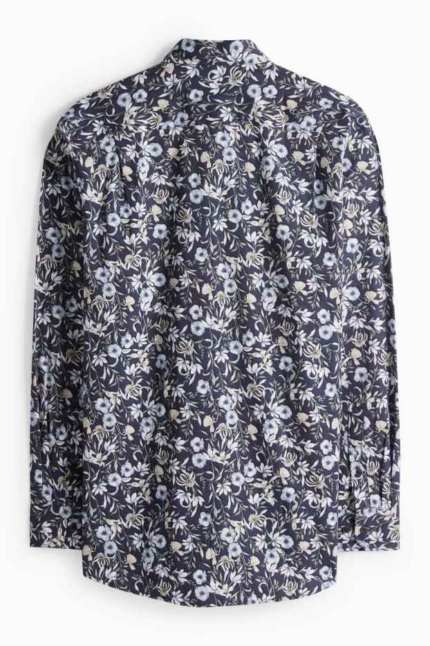 Pánské - Business košile - tmavomodrá