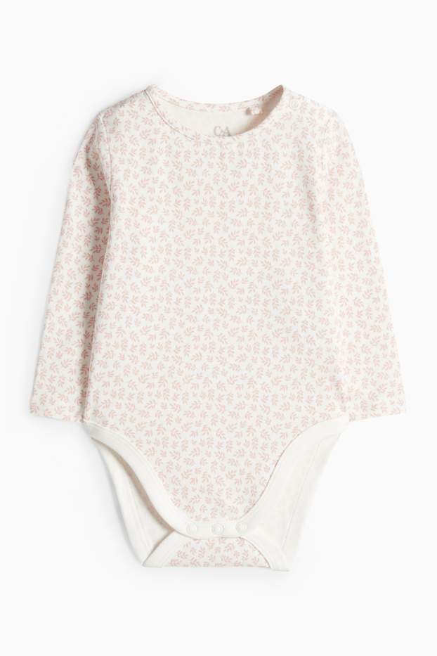 Baby Girls - Baby outfit - broderie anglaise - 2 piece - rose