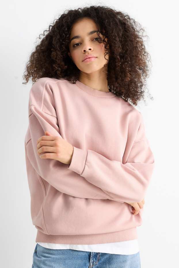 Damen - Sweatshirt - rosa