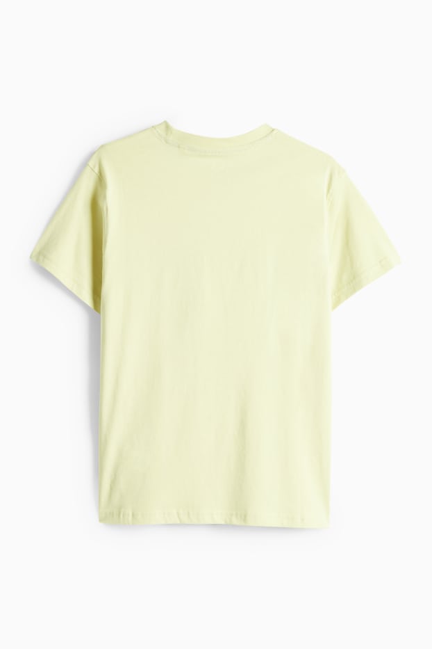 Kinderen: jongens - T-shirt - lichtgeel