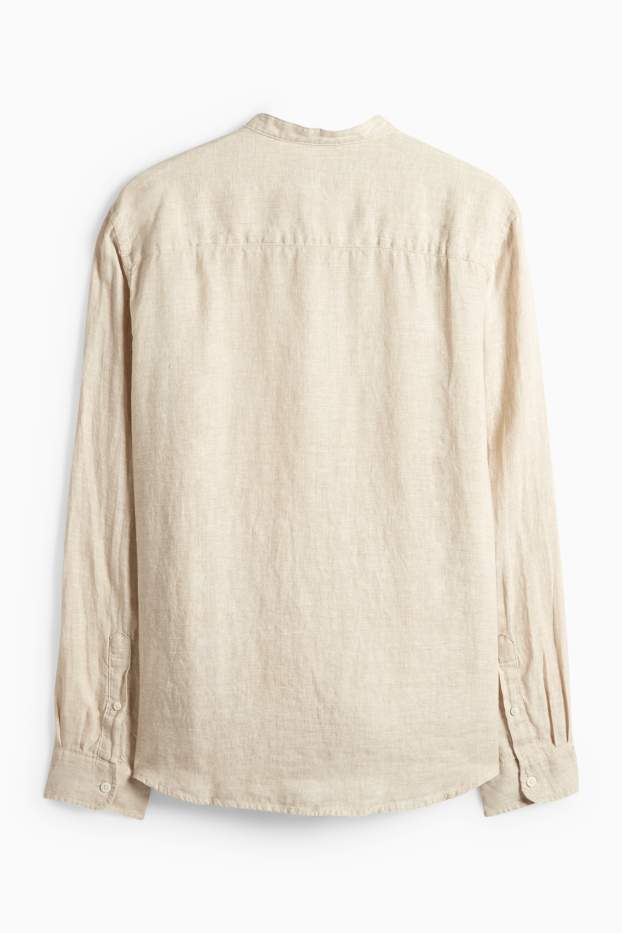 Unisexe - Chemise - beige clair