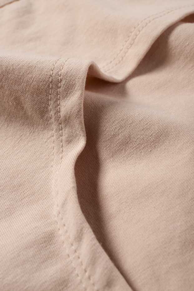 Dames - Set van 3 - hipster - licht beige