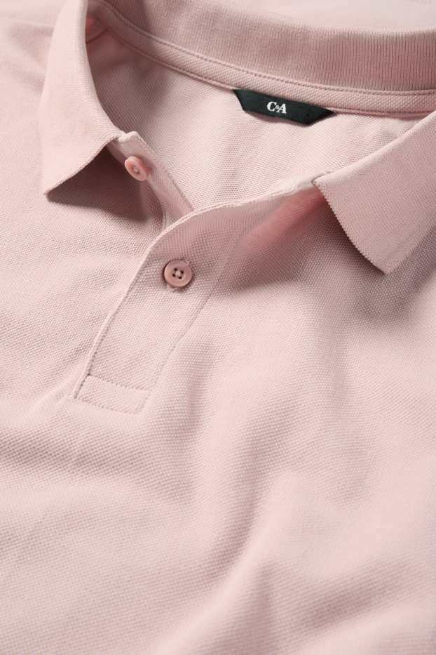 Bărbați - Tricou polo - roz