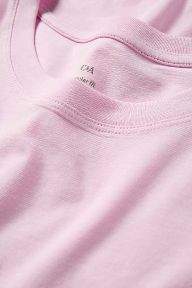 Damen - T-Shirt - Regular Fit - rosa