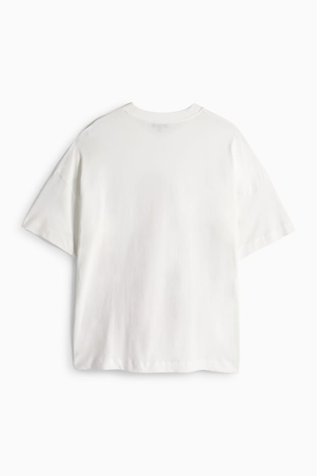 Dona - Samarreta de mànigues curtes - regular fit - blanc