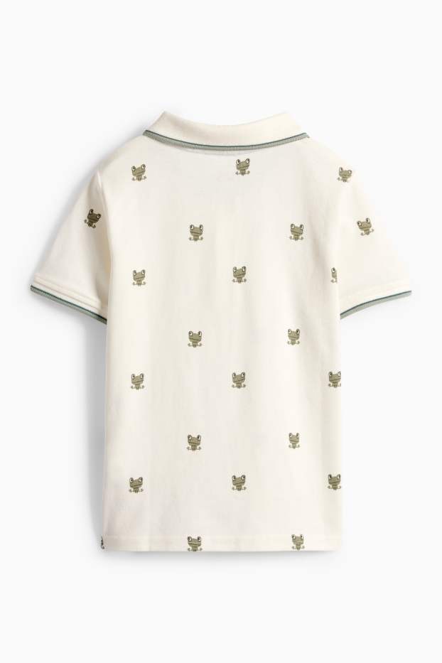 Děti - chlapci - Polokošile - krémové barvy