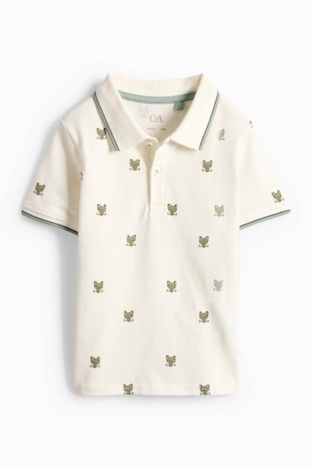 Děti - chlapci - Polokošile - krémové barvy