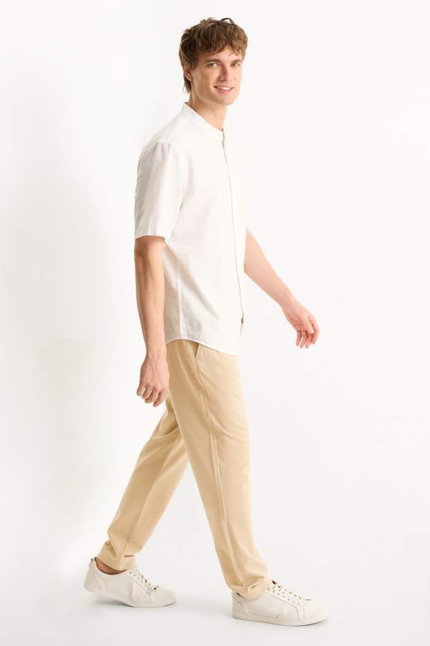 Men - Chinos - tapered fit - beige