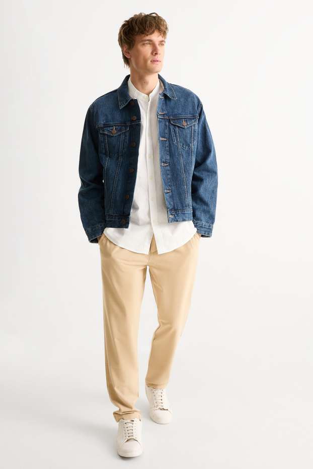 Men - Chinos - tapered fit - beige
