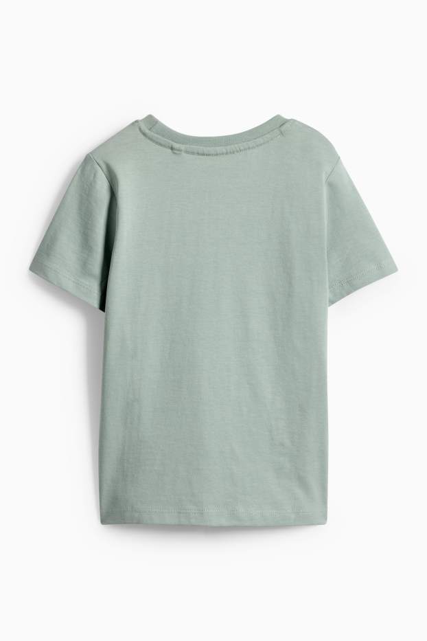 Enfants garçons - T-shirt à manches courtes - vert / rouge