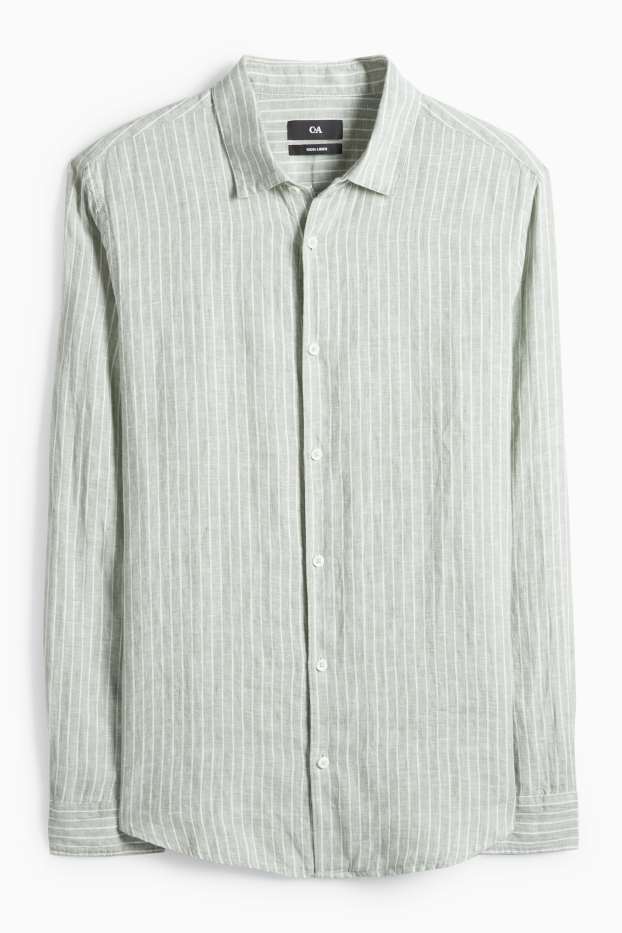 Hommes - Chemise - vert clair