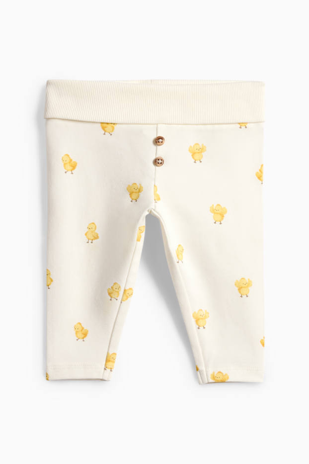 Unisex - Puișor - colanți nou-născuți - galben deschis