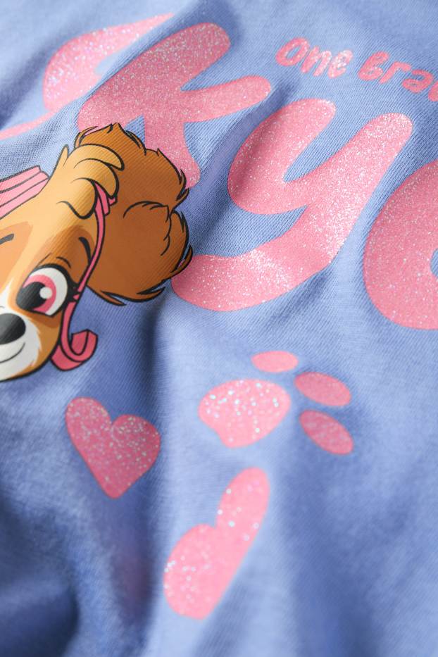 Children Girls - T-shirt - blue / pink