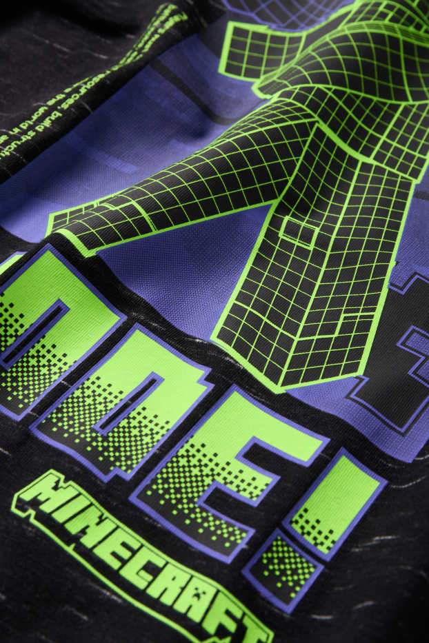 Kinderen: jongens - Minecraft - T-shirt - zwart