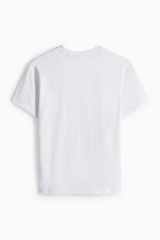 Kinderen: jongens - Minecraft - T-shirt - wit / zwart