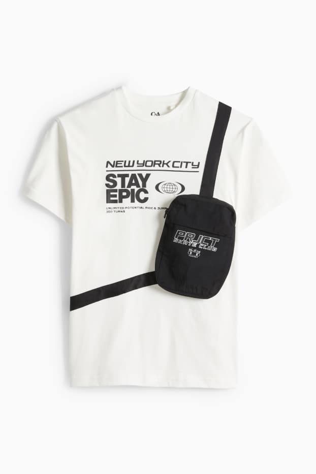 Enfants garçons - T-shirt - blanc / noir