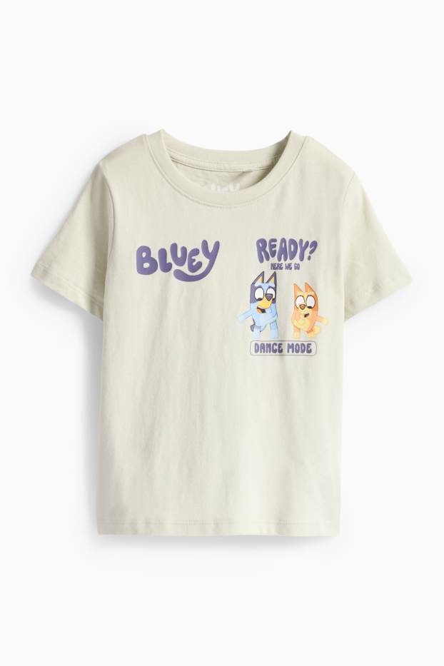 Children Boys - Bluey - short sleeve T-shirt - light green