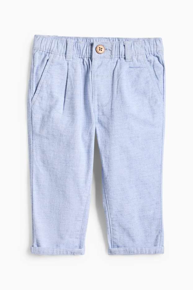 Miminka - chlapci - Kalhoty - světle modrá