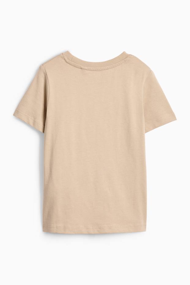 Enfants garçons - T-shirt à manches courtes - taupe