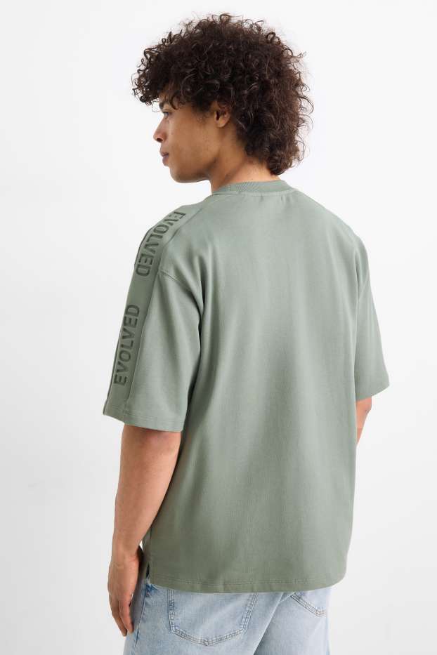Hommes - T-shirt - Oversize - vert