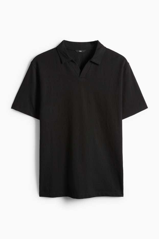 Hommes - Polo - regular fit - noir