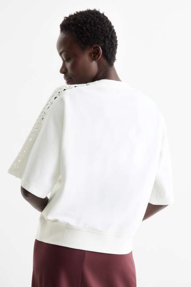 Dames - Sweatshirt - wit