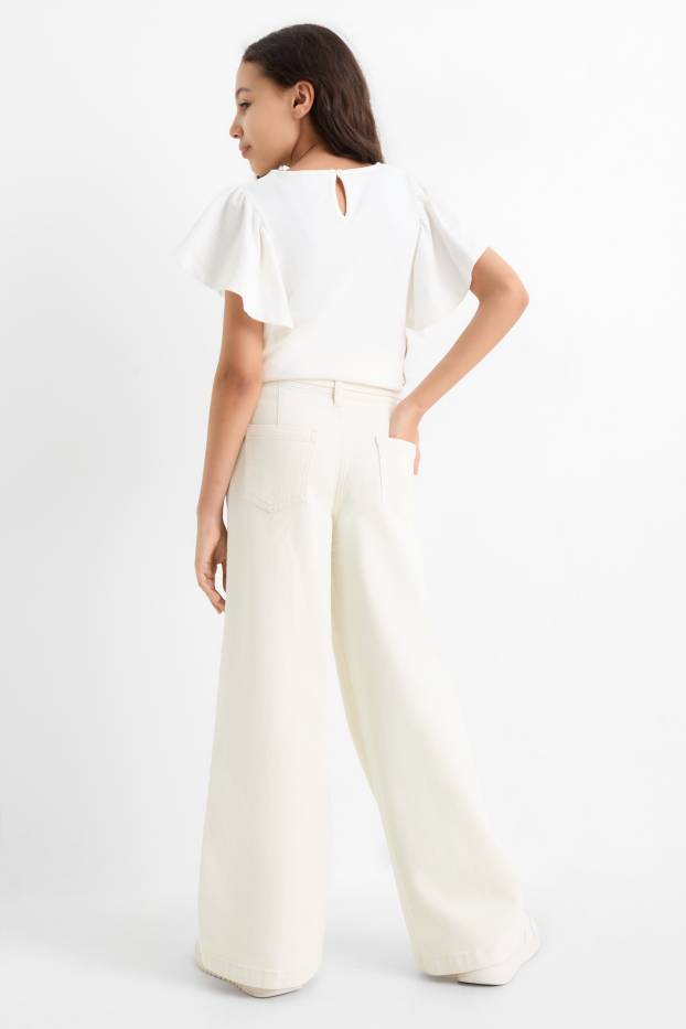 Nena - Pantalons - blanc trencat