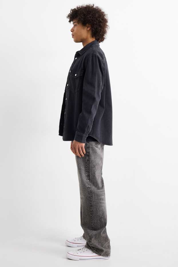 Men - Bootcut jeans - denim-gray