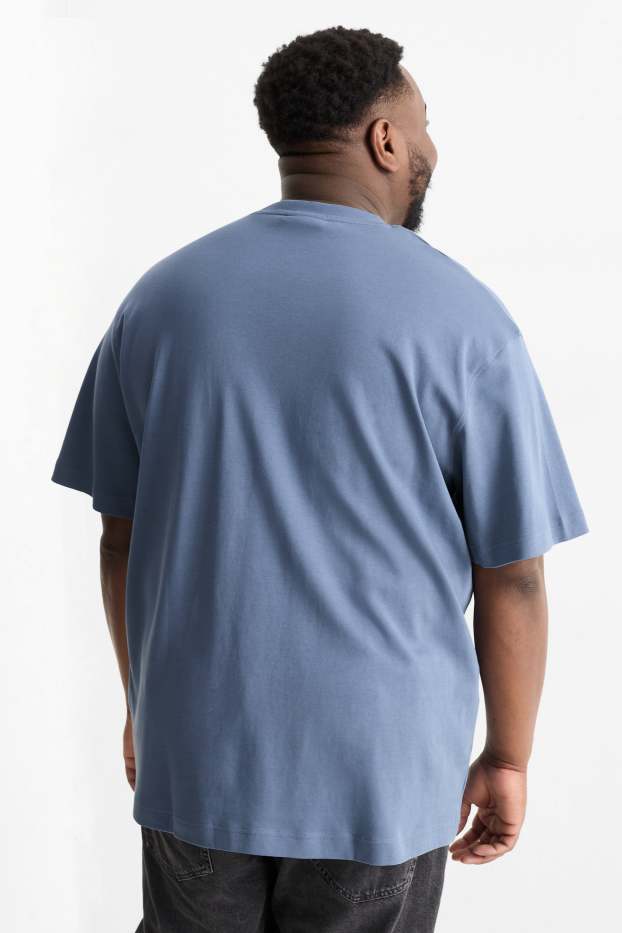 Bărbați - Tricou - relaxed fit - albastru