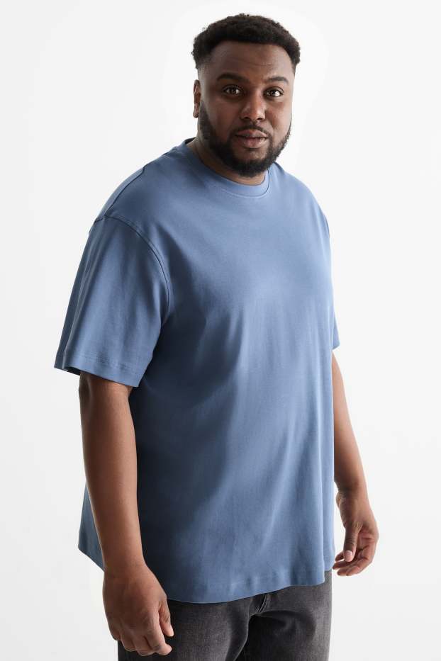 Bărbați - Tricou - relaxed fit - albastru