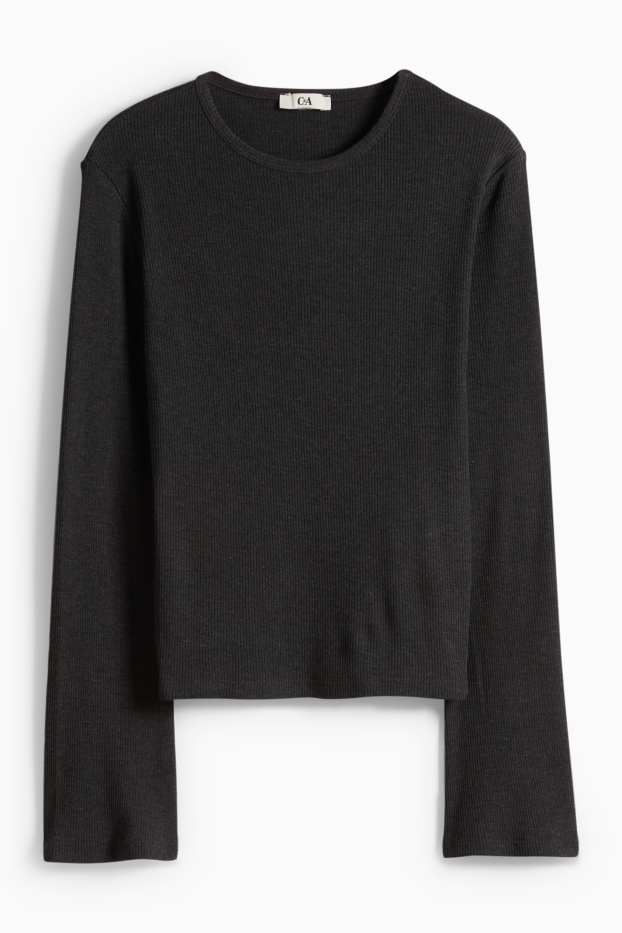 Dámské - Tričko - tmavošedá