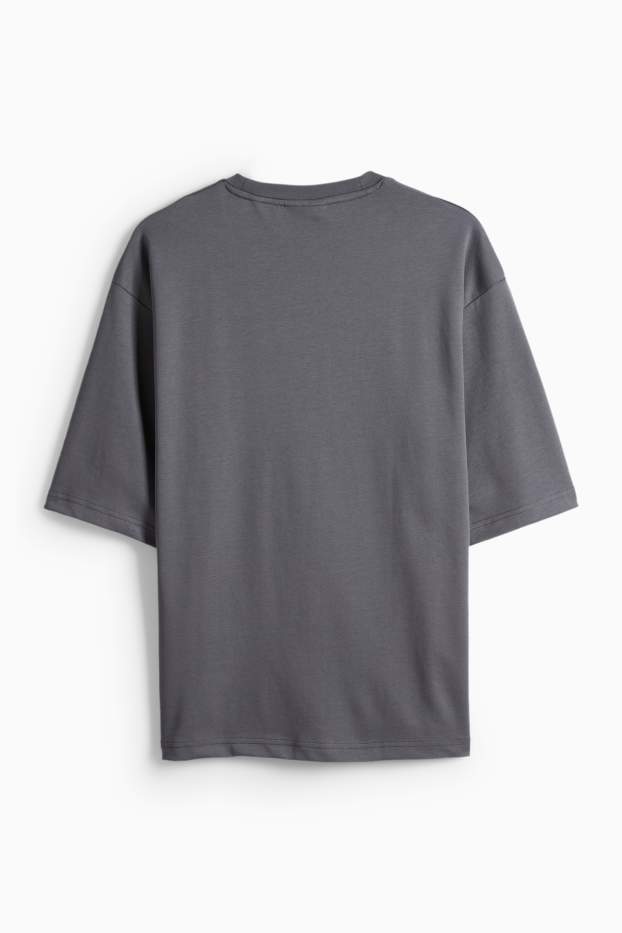 Herren - T-Shirt - Relaxed Fit - dunkelgrau