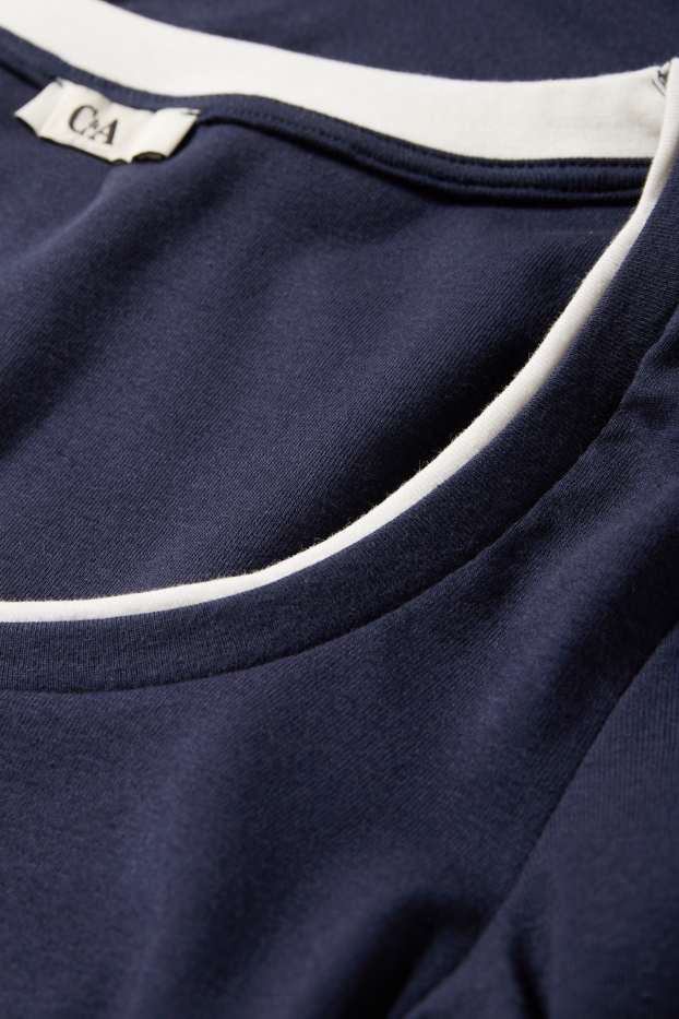 Femei - Tricou - albastru închis