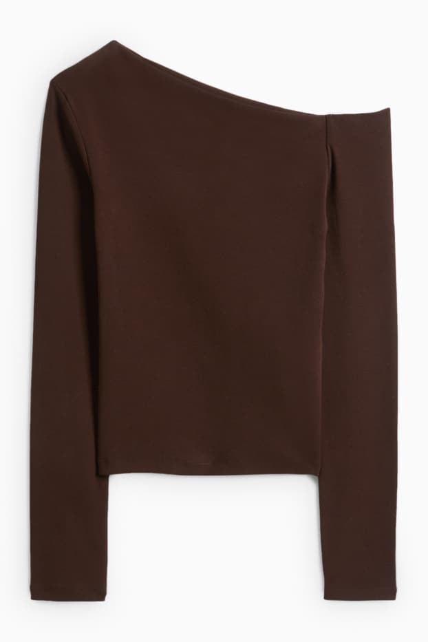 Femei - Tricou - maro închis