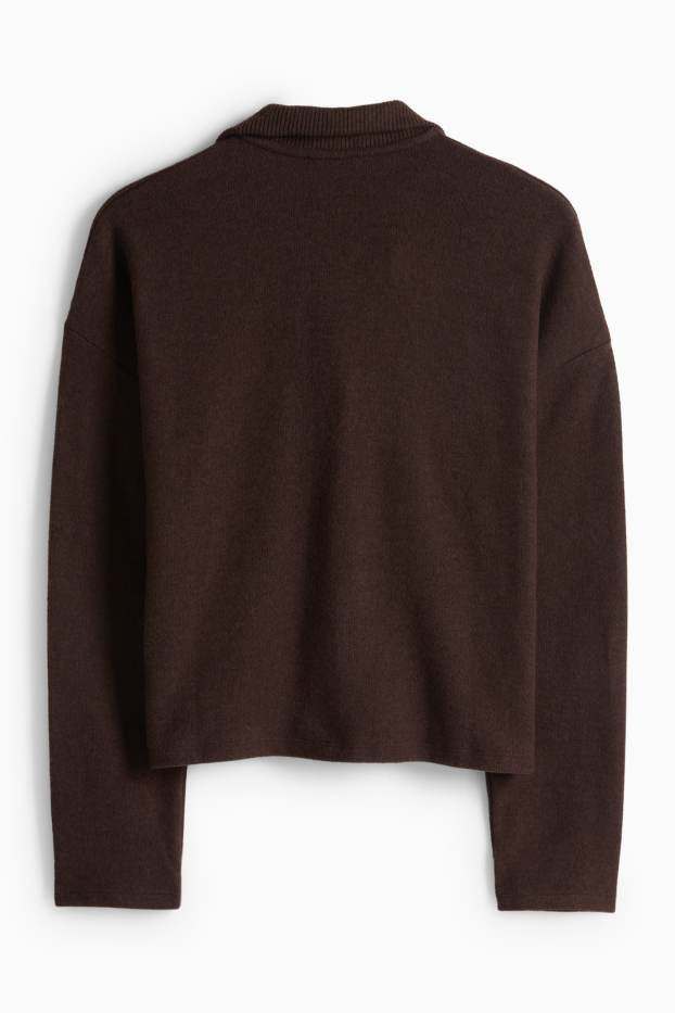 Femmes - Pull - marron foncé