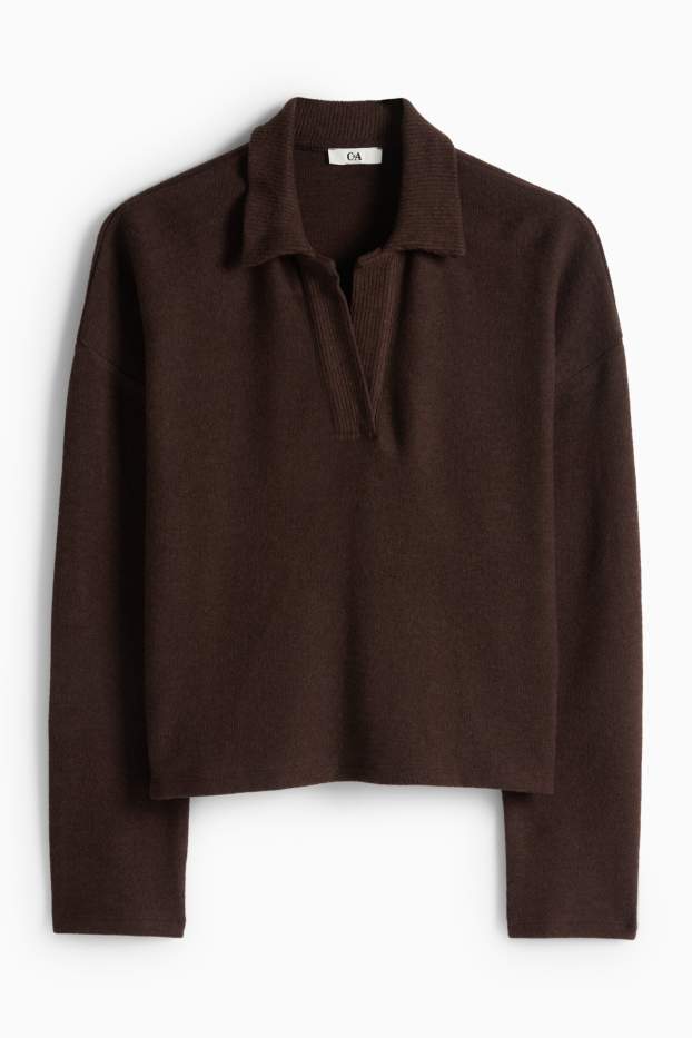 Femmes - Pull - marron foncé