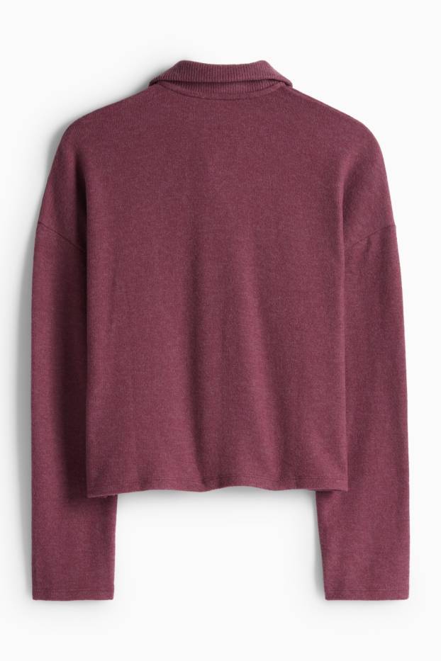 Femmes - Pull - bordeaux