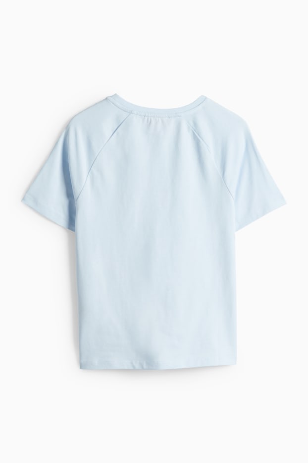 Enfants filles - Étoile - T-shirt - bleu clair