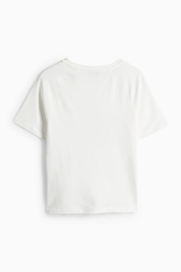 Enfants filles - Étoile - T-shirt - blanc