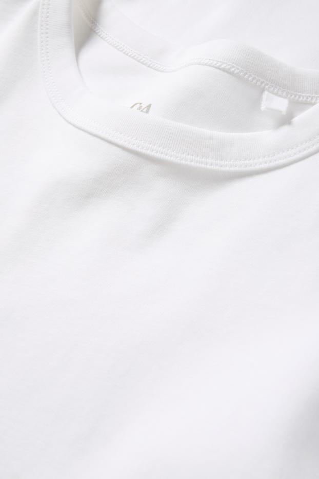 Damen - T-Shirt - Oversized - weiss