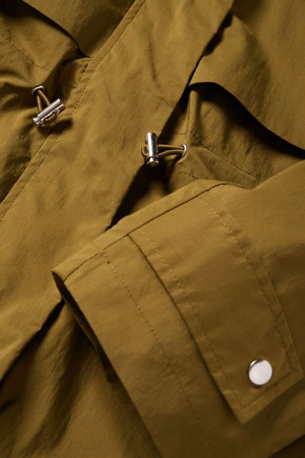 Damen - Jacke mit Kapuze - grün