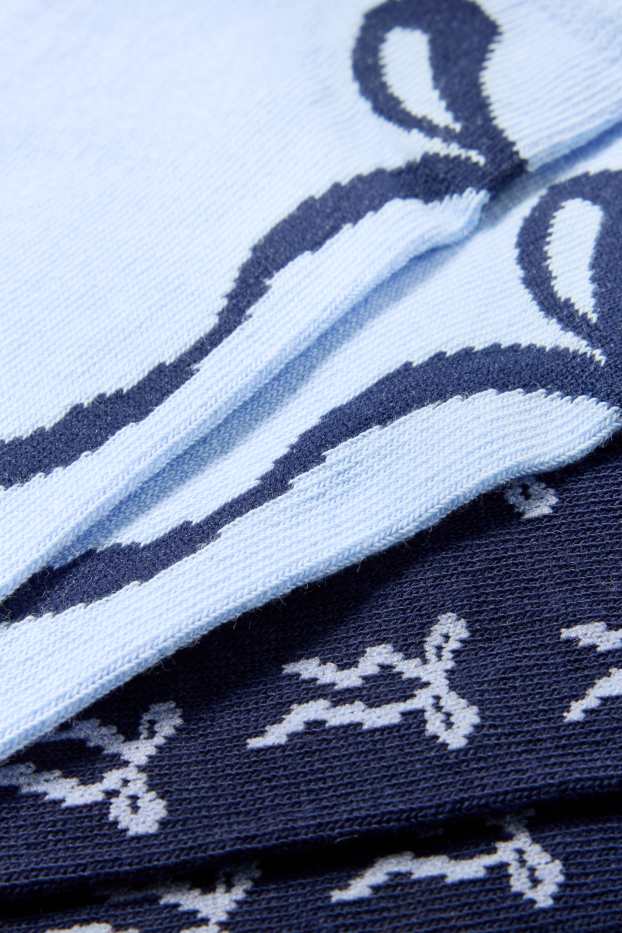 Dámské - Ponožky - modrá/tmavomodrá