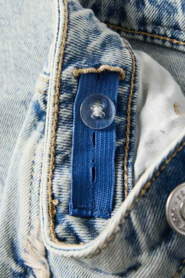 Copii - Fete - Wide leg jeans - denim-gri deschis