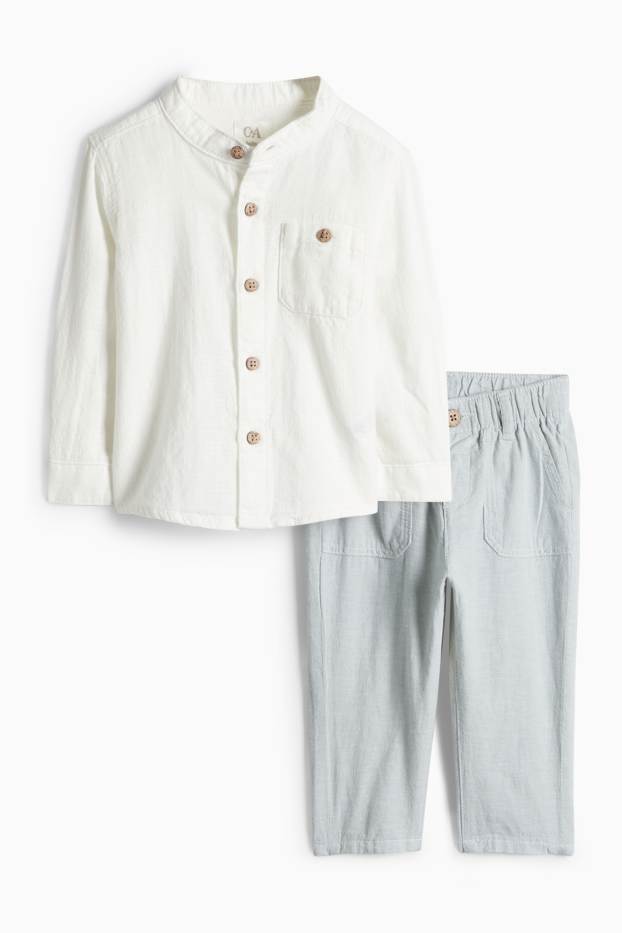 Bébés garçons - Ensemble bébé - blanc / bleu