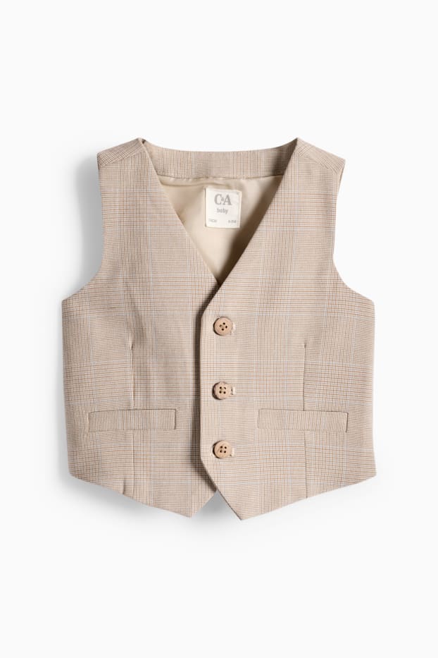 Bébés garçons - Tenue bébé - 3 pièces - blanc crème