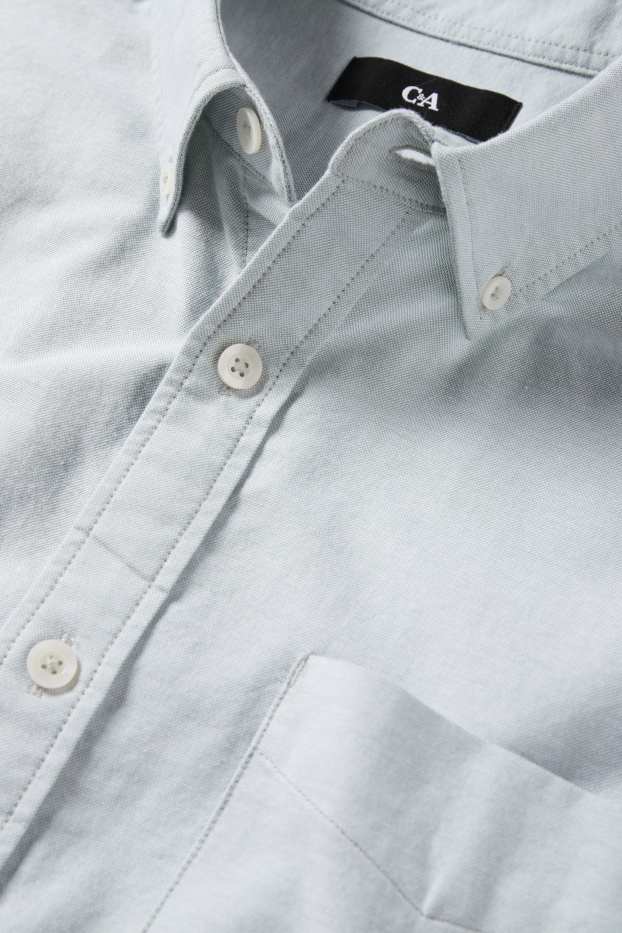 Home - Camisa - regular fit - button-down - verd menta